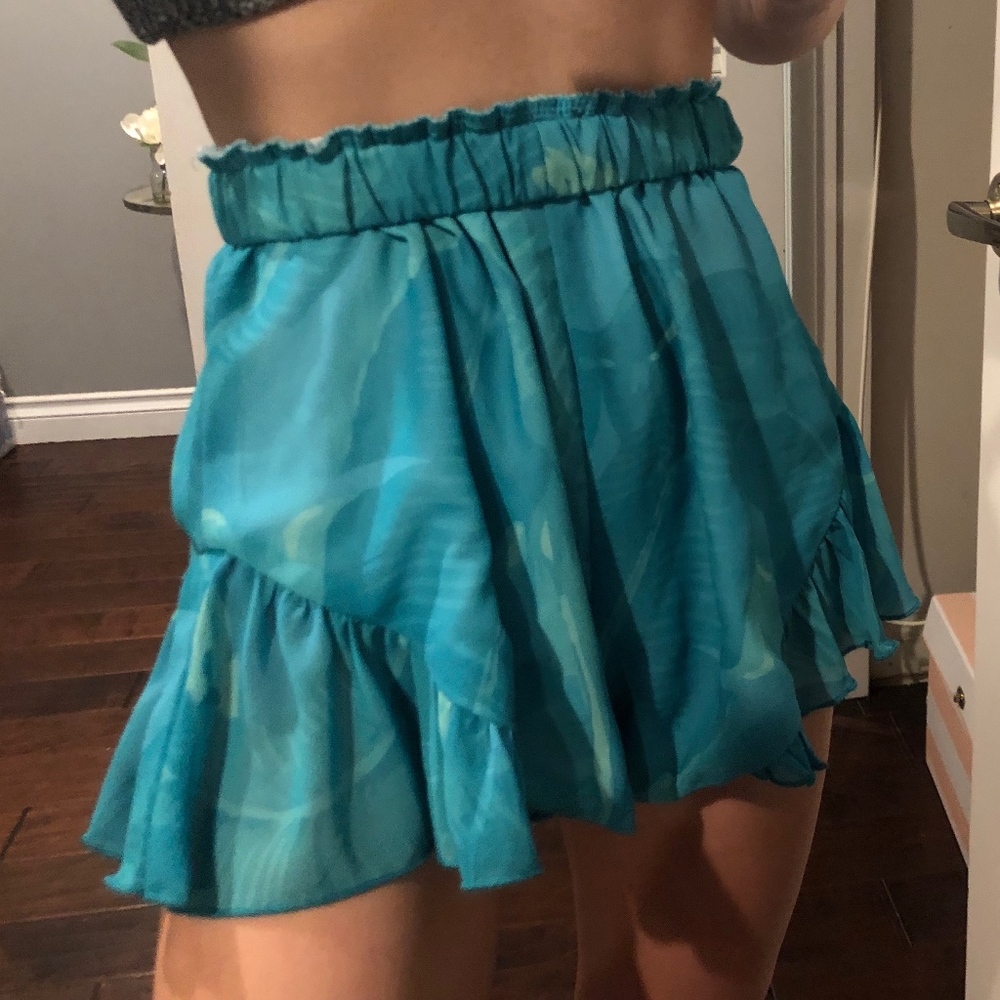 Sabo Skirt Palm printed shorts